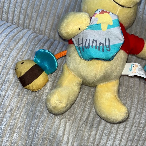 Disney Winnie the Pooh Bear Baby Activity Stroller Baby Toy Crinkle rumble tummy - Picture 2 of 6